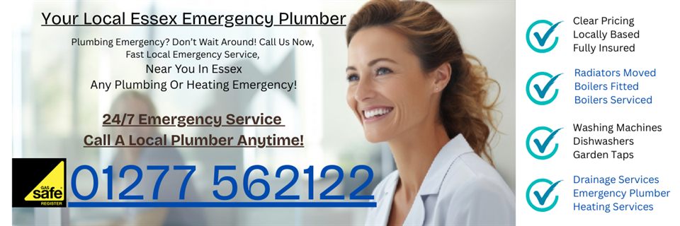 Brentwood Plumbing — your local Essex emergency plumber, Gas Safe registered, call 01277 676065